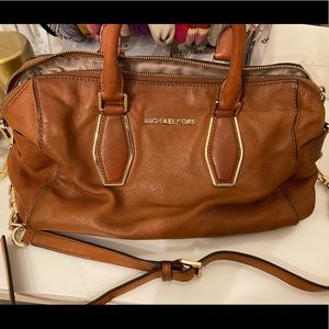 Michael Kors Brown Leather Satchel